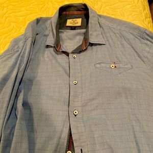 Flag and anthem long sleeve shirt